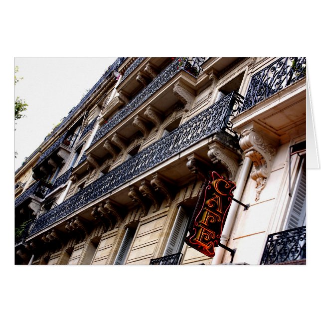 Paris Cafe (Voorkant Horizontaal)