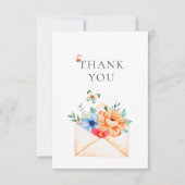 Paris Café Bakkerij Aquarel Bedankkaart (Voorkant)