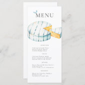 Paris Cafe Boulangerie Brie Cheese Menu (Voorkant / Achterkant)