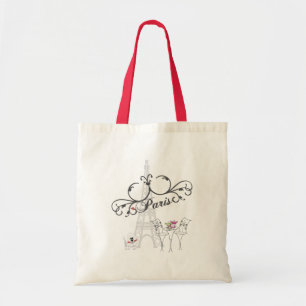 Paris Cafe Canvas tas