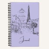 Paris Cafe journal Notitieboek (Voorkant)