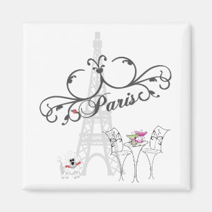 Paris Cafe Magnet Magneet