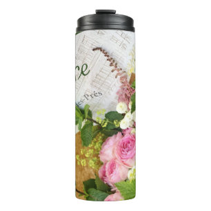Paris Cafe Roos Thermische Tumbler Thermosbeker