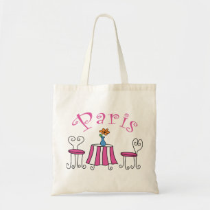 Paris Cafe Tote Bag