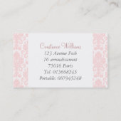 Paris  Calling Card Contactkaartje (Achterkant)