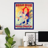 Paris CanCan ~  Frans Adverteren Poster (Thuiskantoor)