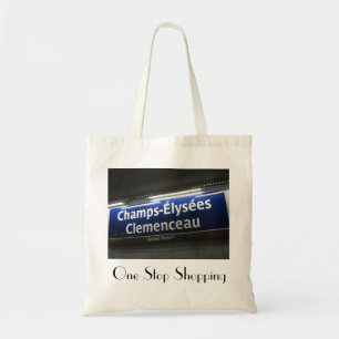 Paris Canvas tas, Caption: One Stop Shoping Tote Bag