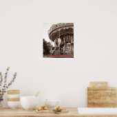 Paris Carousel Poster (Keuken)