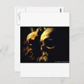 Paris Catacombs tegen April A Taylor Briefkaart (Voorkant / Achterkant)