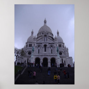 Paris Cathedral Poster