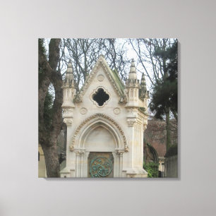 Paris Cemetary Canvas Afdruk