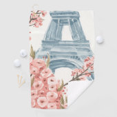 Paris Cherry Blossom Golfhanddoek (Insitu)