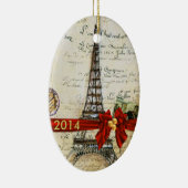  PARIS CHRISTMAS Ornament CUSTOM CHIC 2014 (Rechts)
