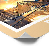 Paris Cityscape - Poster des monuments emblématiqu (Coin)