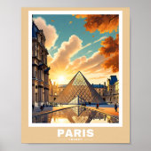 Paris Cityscape - Poster des monuments emblématiqu (Devant)