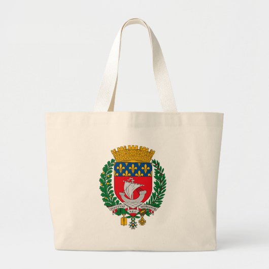 Paris Coat of Arms Canvas tas (Voorkant)