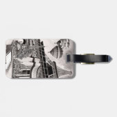 Paris Collage Bagagelabel (Achterkant horizontaal)