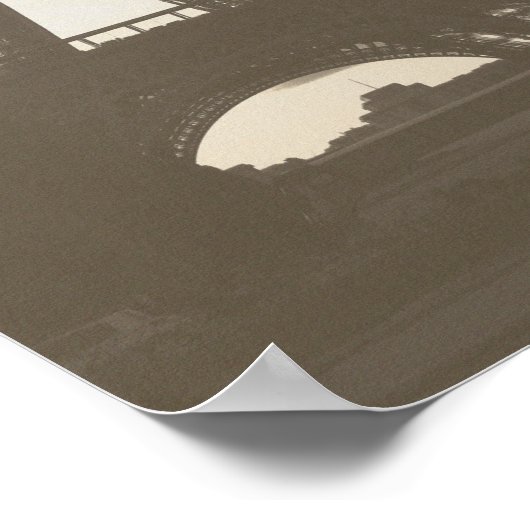 Paris Collage Poster (Hoek)