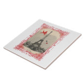 Paris  Cupid Tile Trivet Tegeltje (Zijkant)