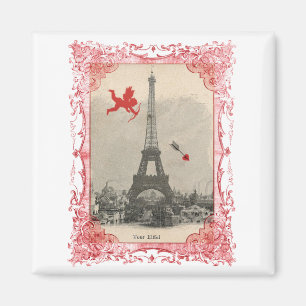 Paris Cupid Valentijn Magnet Magneet