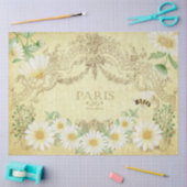 Paris Daisies bee Yellow Decoupage Crafting Tissuepapier (Craft)