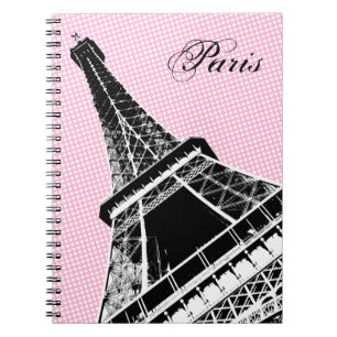 Paris, de Eiffel Tower-laptop Notitieboek