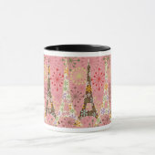 Paris de scintillement dans la tasse rose (Centre)