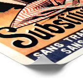 Paris Delprade Mystere. 1889 bioscoop Poster (Hoek)