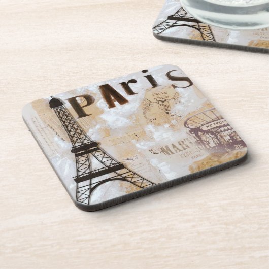 Paris Design Art Drankjes Onderzetter (Linkerzijde)