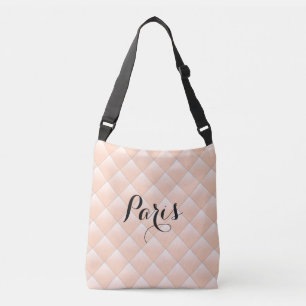 Paris Diamant Quilt Patroon Modern Crossbody Tas