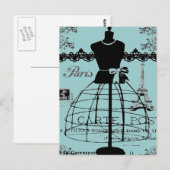 Paris Dress Stand,  stijl Briefkaart (Voorkant / Achterkant)
