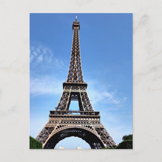 Paris Effel Tower Briefkaart (Voorkant)