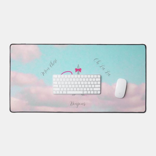 Paris, Eiffel Bonjour French Modern Thlow (Clavier et souris)