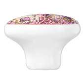 Paris Eiffel inspiré pointillisme bouton paysage (Côté)