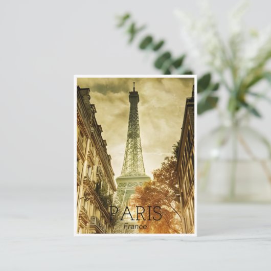 Paris eiffel torenarchitectuur frans Po Briefkaart (Staand voorkant)