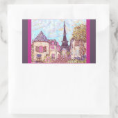 Paris Eiffel Tour inspiré des autocollants pointil (Sac)