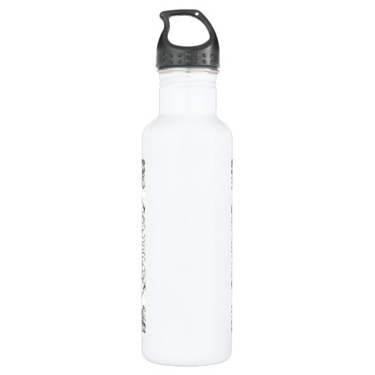 Paris Eiffel Tower and Scroll Waterfles (Achterkant)