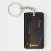 Paris Eiffel Tower at Night Keychain (Voorkant)