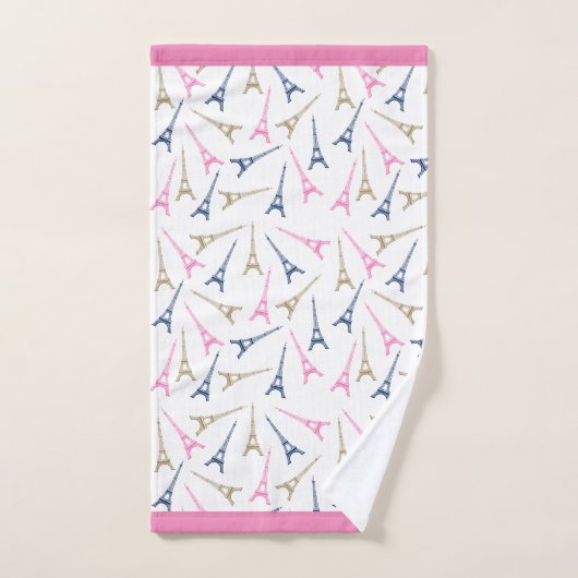 Paris Eiffel Tower Bad Handdoek (Handdoek)