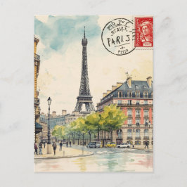 Paris Eiffel Tower Briefkaart