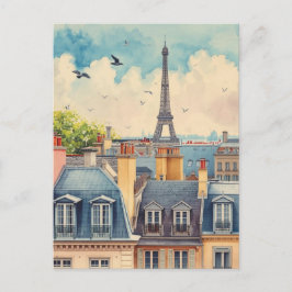 Paris Eiffel Tower Briefkaart