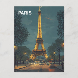 Paris Eiffel Tower Briefkaart