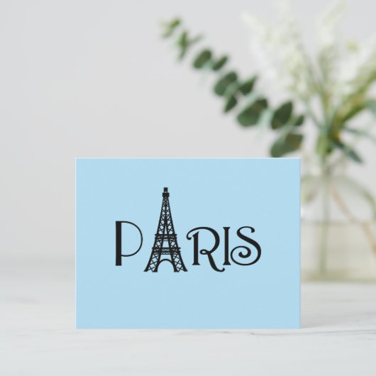 Paris Eiffel Tower Briefkaart (Staand voorkant)
