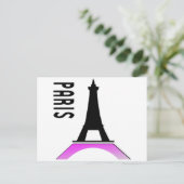 Paris Eiffel Tower Briefkaart (Staand voorkant)