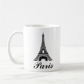 Paris Eiffel Tower Design Mug (Gauche)