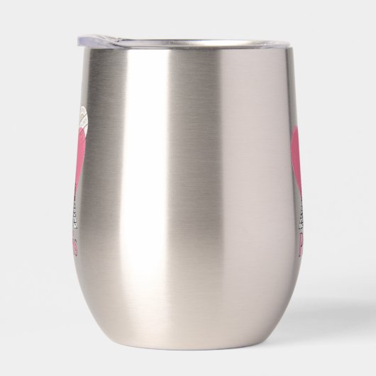 Paris Eiffel Tower Design Thermische Wijn Tumbler (Rechts)
