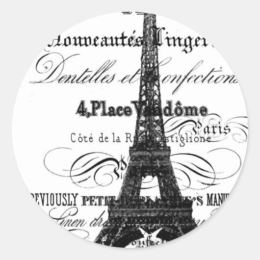 Paris_Eiffel Tower_Envelope Sticker (Voorkant)