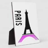 Paris Eiffel Tower Fotoplaat (Zijkant)