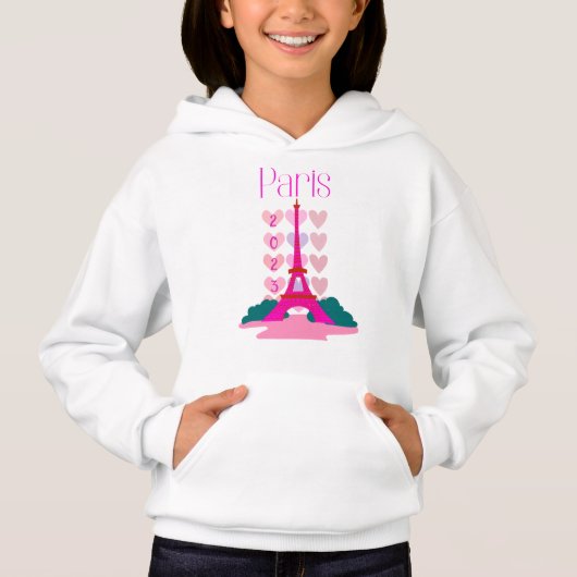 Paris Eiffel Tower harten 20XX aanpassen (Voorkant)