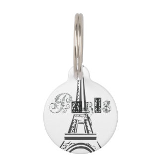 Paris Eiffel Tower Huisdierpenning